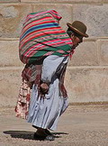 Bolivianische Frau