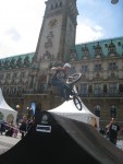 BMX Event auf dem Rathausmarkt
