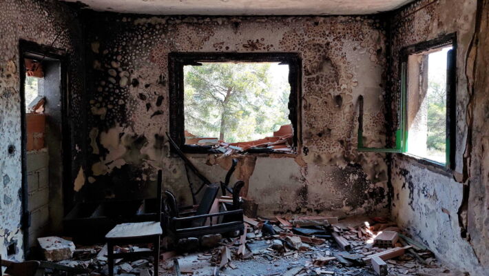 Brandschäden Zona M