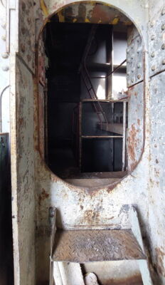 Bagger 1473 zugang mit leiter