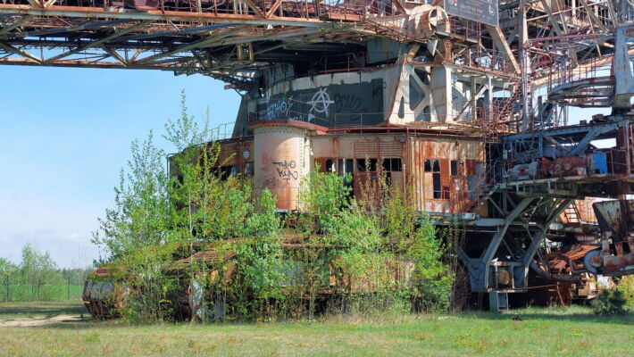 Blaues wunder starker verfall